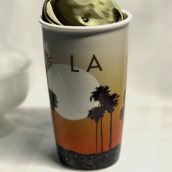 Starbucks 2015 LA California Ceramic Tumbler – Collectible Souvenir Mug - Picture 1 of 5